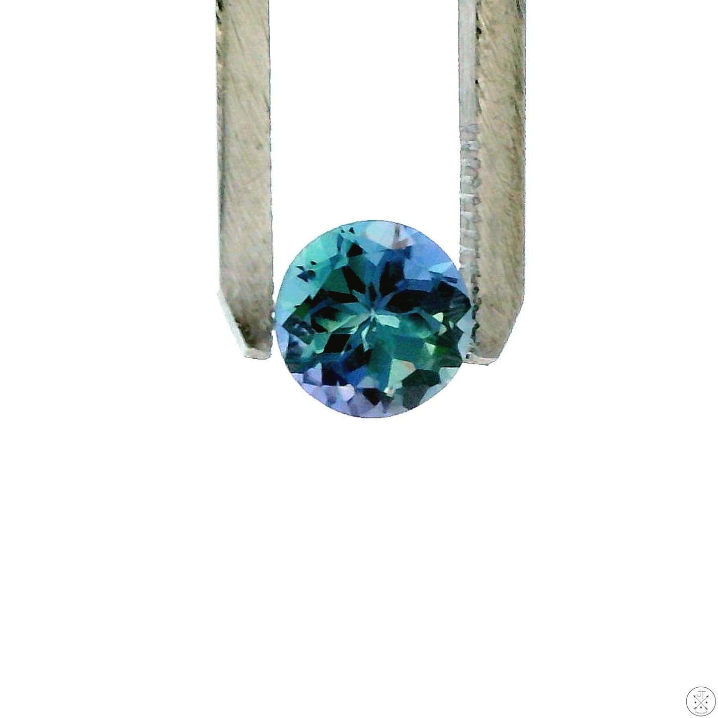 1.40 Carat Natural Tanzanite 6.7 mm Round Faceted Gemstone Loose