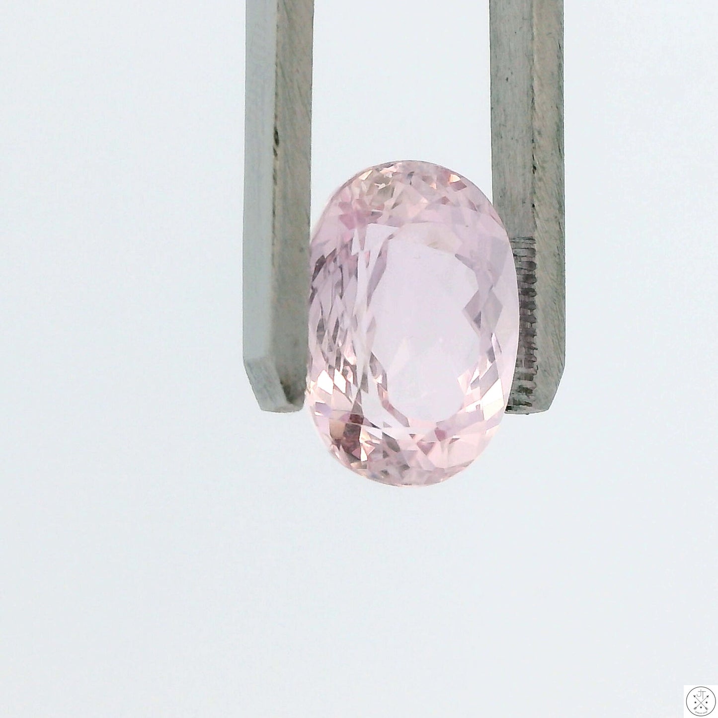 9.90 Carat Natural Kunzite 15 x 11 mm Oval Faceted Gemstone Loose