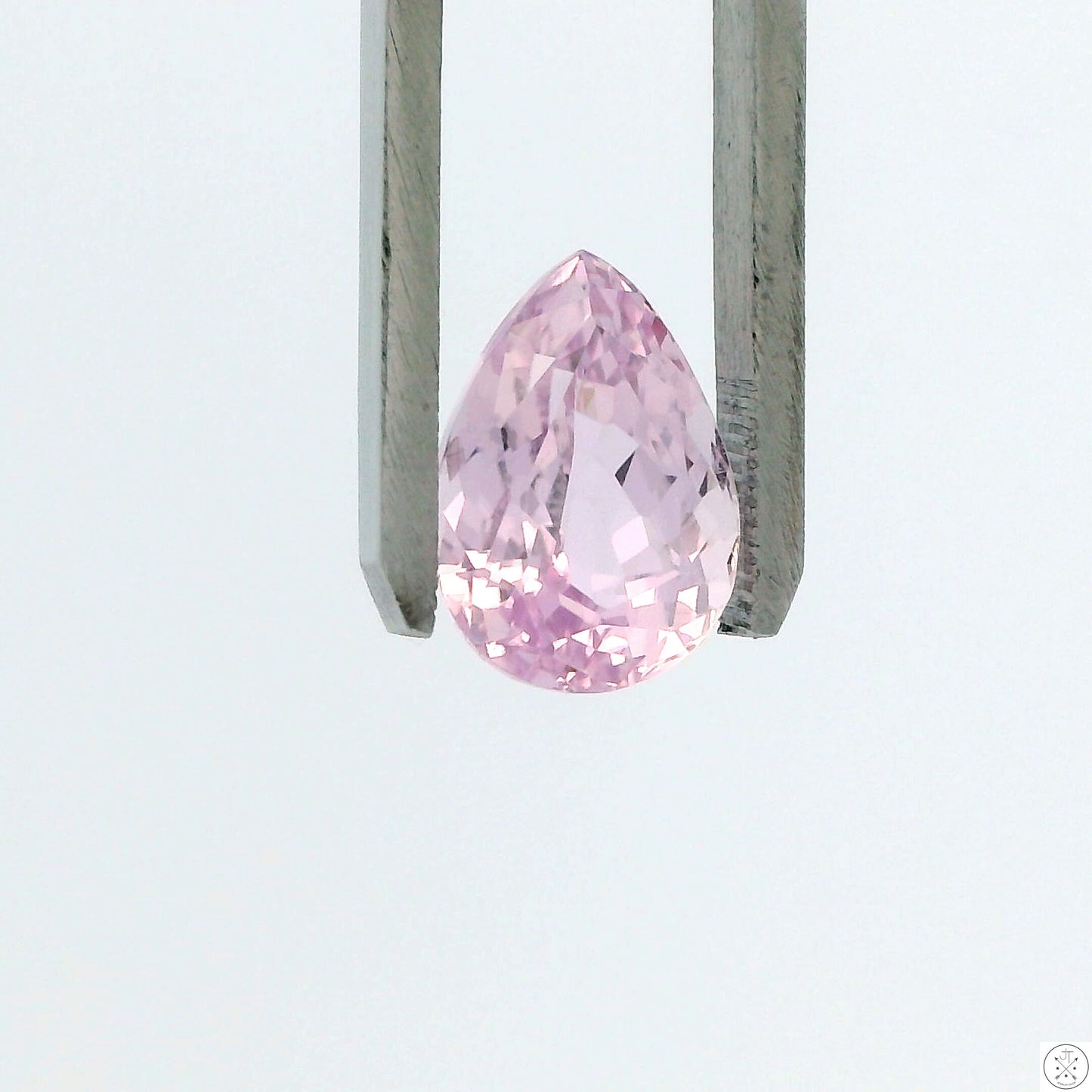 7.95 Carat Natural Kunzite 14 x 10 mm Pear Faceted Gemstone Loose