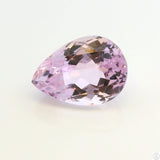 7.95 Carat Natural Kunzite 14 x 10 mm Pear Faceted Gemstone Loose