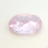 12.35 Carat Natural Kunzite 16 x 12 mm Oval Faceted Gemstone Loose