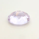 4.08 Carat Natural Kunzite 11 x 9 mm Oval Faceted Gemstone Loose