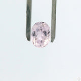 4.08 Carat Natural Kunzite 11 x 9 mm Oval Faceted Gemstone Loose