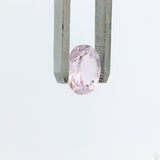 4.08 Carat Natural Kunzite 11 x 9 mm Oval Faceted Gemstone Loose