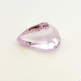 5.33 Carat Natural Kunzite 13 x 8.4 mm Pear Faceted Gemstone Loose