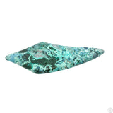 39 Carat Natural Shattuckite Azurite in Dioptase Cabochon 57 x 25 mm Gemstone Rare Kite