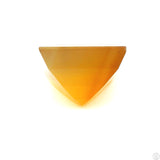 7.57 Carat Natural Honey Agate 12 x 12 mm Square Faceted Gemstone Loose