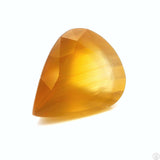 10.24 Carat Natural Honey Agate 18 x 13 mm Pear Faceted Gemstone Loose