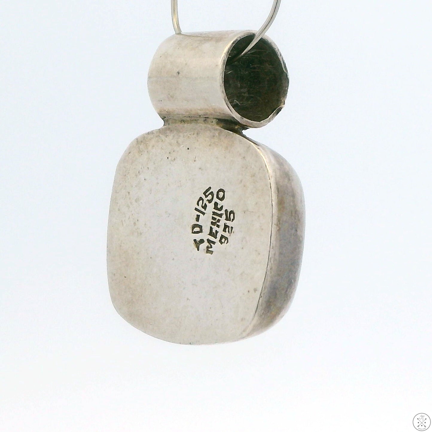 Vintage Sterling Silver Pendant with Lapis Lazuli TD-125 Mexico