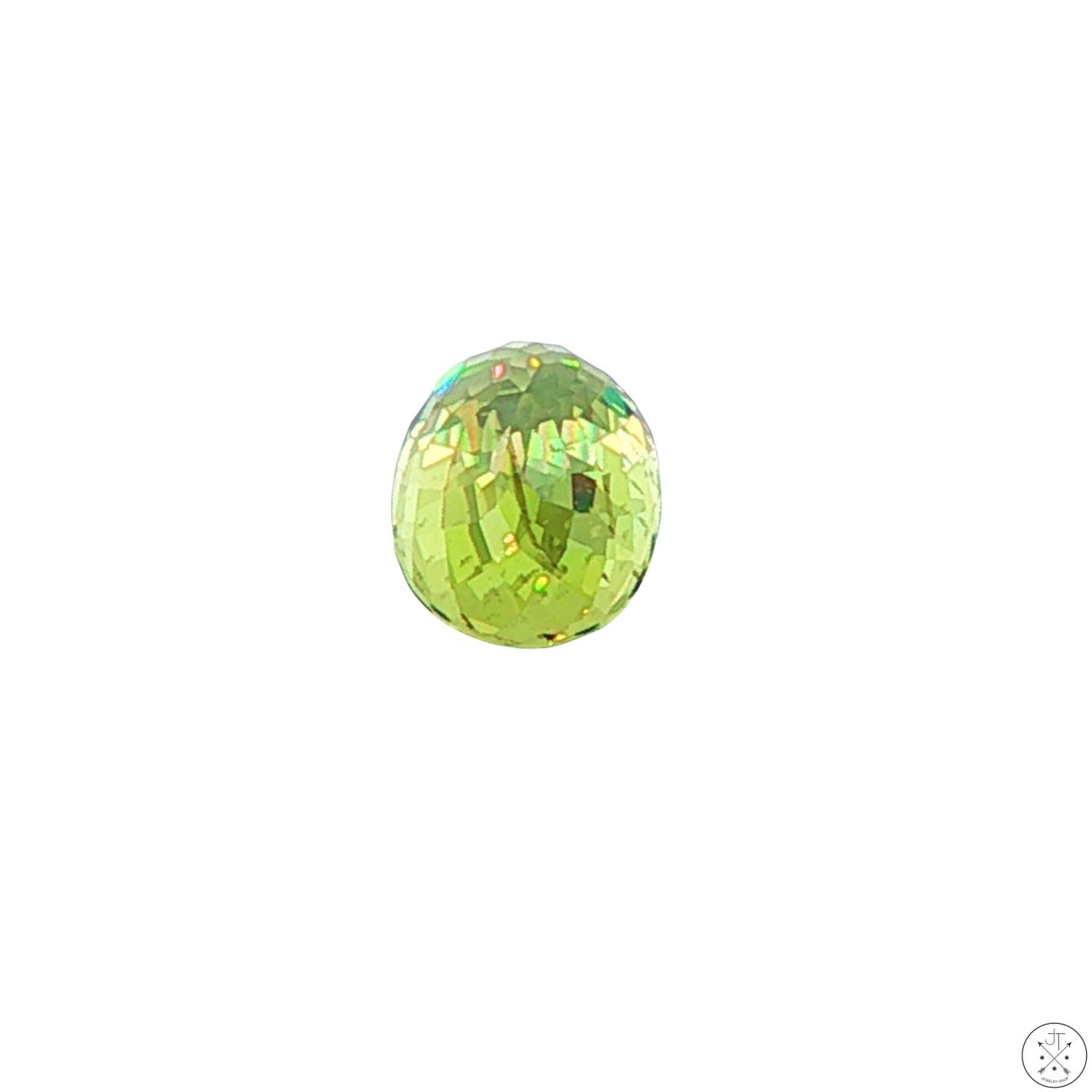 2.41 Carat Natural Demantoid Garnet 8 x 6 Oval Faceted Loose Gemstone