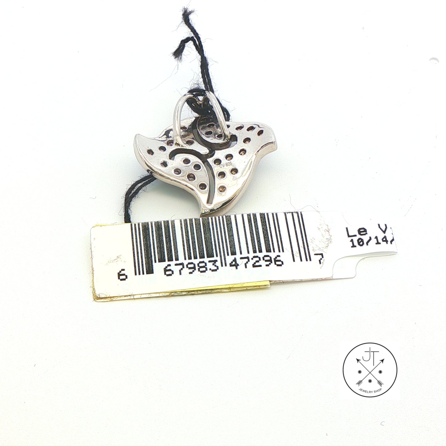 2003 LeVian Sterling Silver Pendant with Citrine and Amethyst Grand Sample