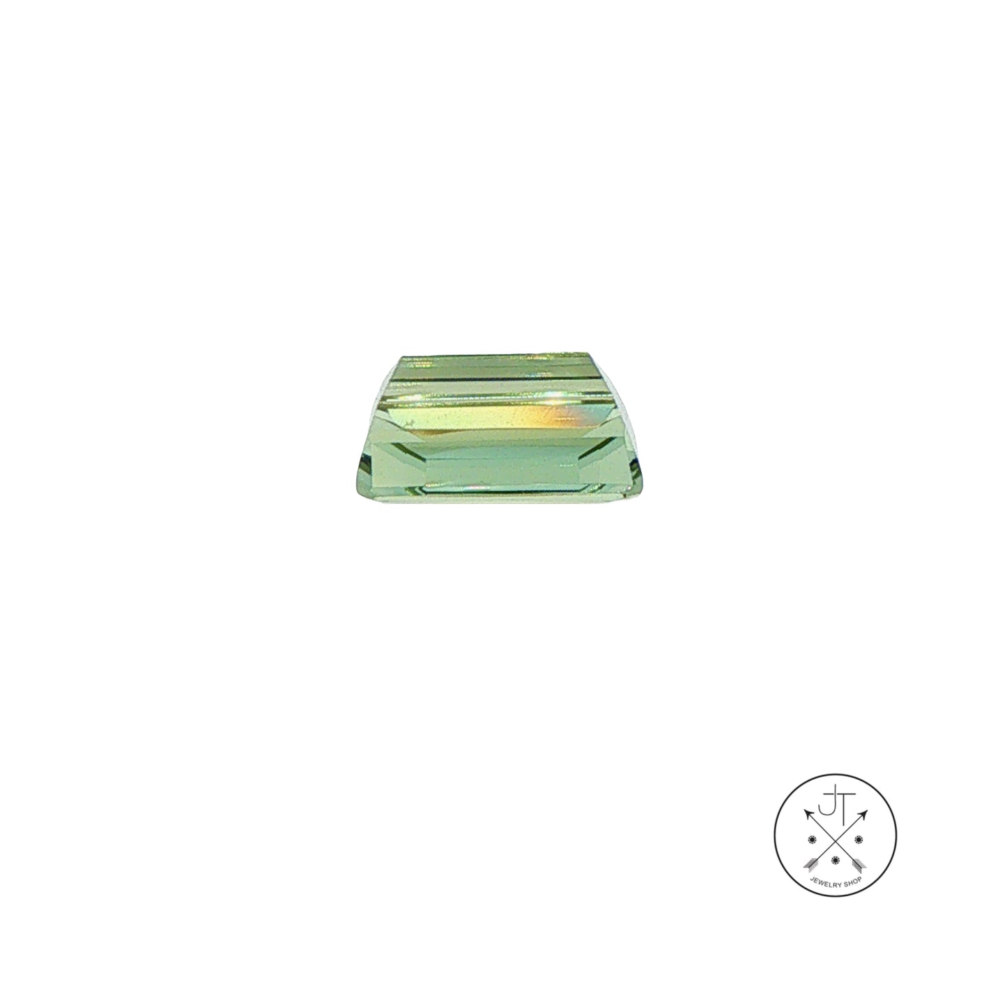 3.35 Carat Natural Green Beryl 10 x 8 mm Emerald Faceted Gemstone Loose