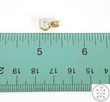 Vintage 14k Yellow Gold Drop Pendant with a 1.21 Carat Diamond