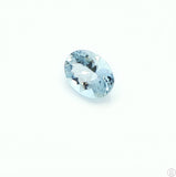 1.16 Carat Elbaite Tourmaline 8 x 6 mm Blue Oval Faceted Natural Gemstone NOS