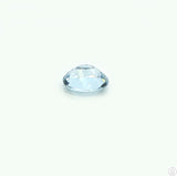 1.16 Carat Elbaite Tourmaline 8 x 6 mm Blue Oval Faceted Natural Gemstone NOS