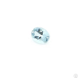 1.16 Carat Elbaite Tourmaline 8 x 6 mm Blue Oval Faceted Natural Gemstone NOS