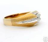 Vintage 10k Yellow Gold Ring with Diamond Size 9.5