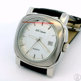 Vintage 1993 New Old Stock 40 mm 24/Seven Watch Japan Quartz Stainless Steel 8 Inch