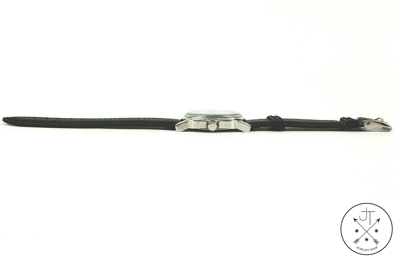 Vintage 1993 New Old Stock 40 mm 24/Seven Watch Japan Quartz Stainless Steel 8 Inch