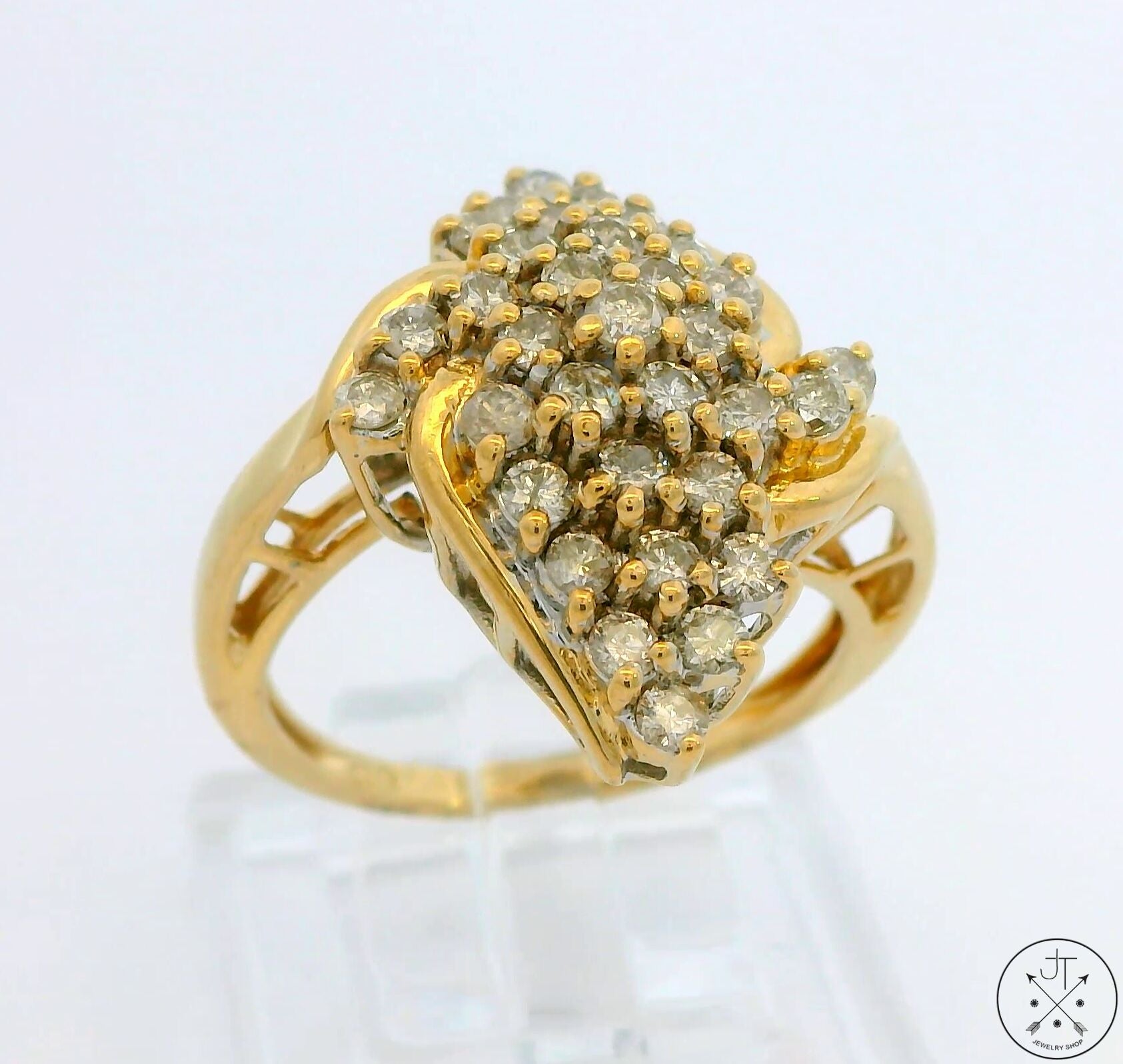 Vintage cluster 2024 ring size 6.5