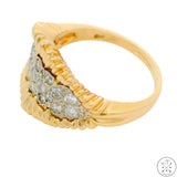 14k Yellow Gold Band with 1.00 ctw Diamonds Size 9 Ring