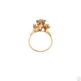 14k Yellow Gold Ring with 1 ctw Natural Diamonds Size 6.25