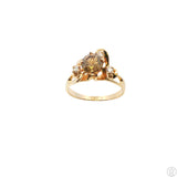 14k Yellow Gold Ring with 1 ctw Natural Diamonds Size 6.25