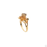 14k Yellow Gold Ring with 1 ctw Natural Diamonds Size 6.25