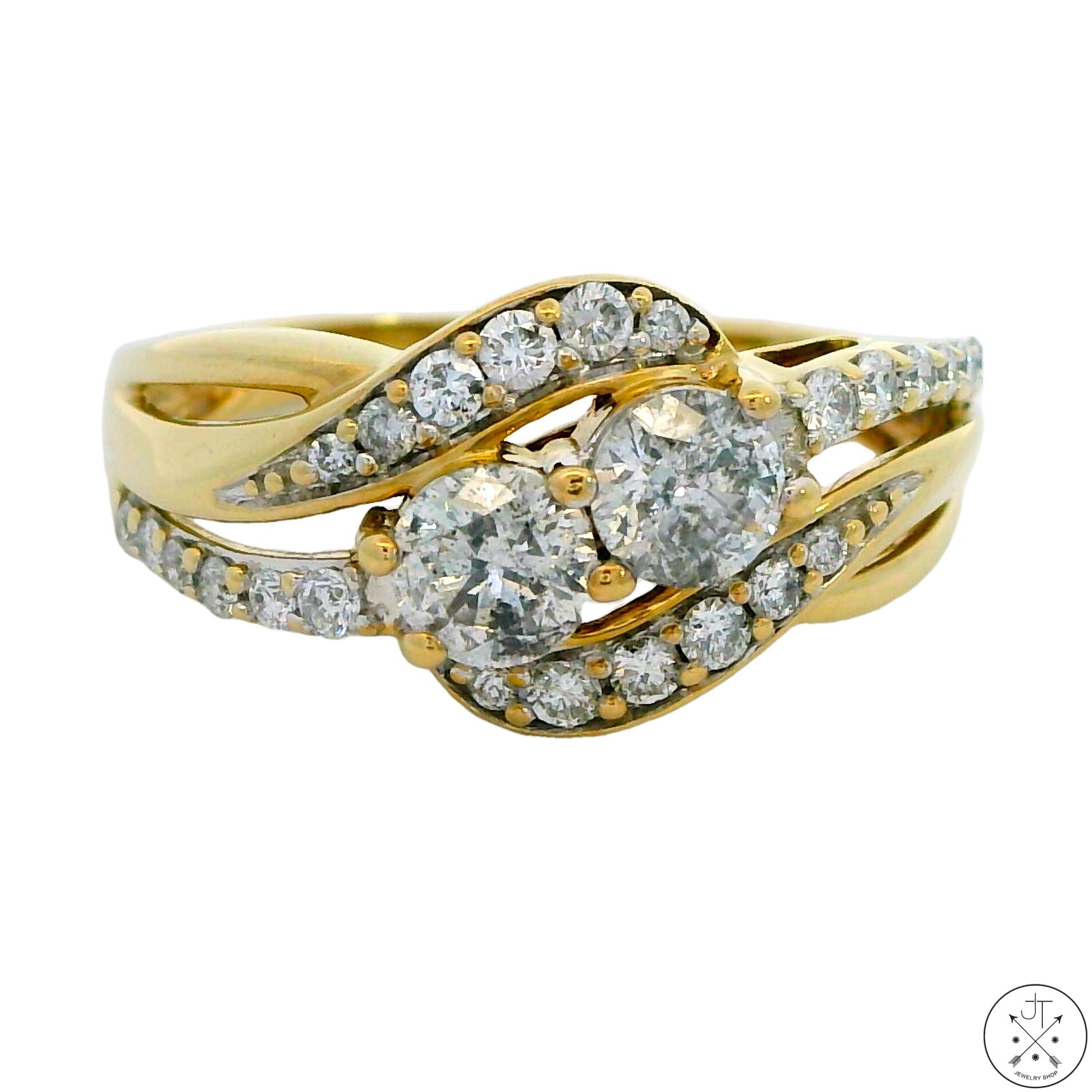 Vintage shops 10k Gold Diamond Ring