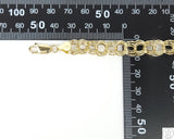 14k Yellow Gold Bracelet 7 inch Peru