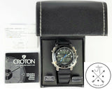 Croton CR307875 Worldtimer Chronograph Quartz Watch with Box and Papers