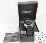 Croton CR307875 Worldtimer Chronograph Quartz Watch with Box and Papers