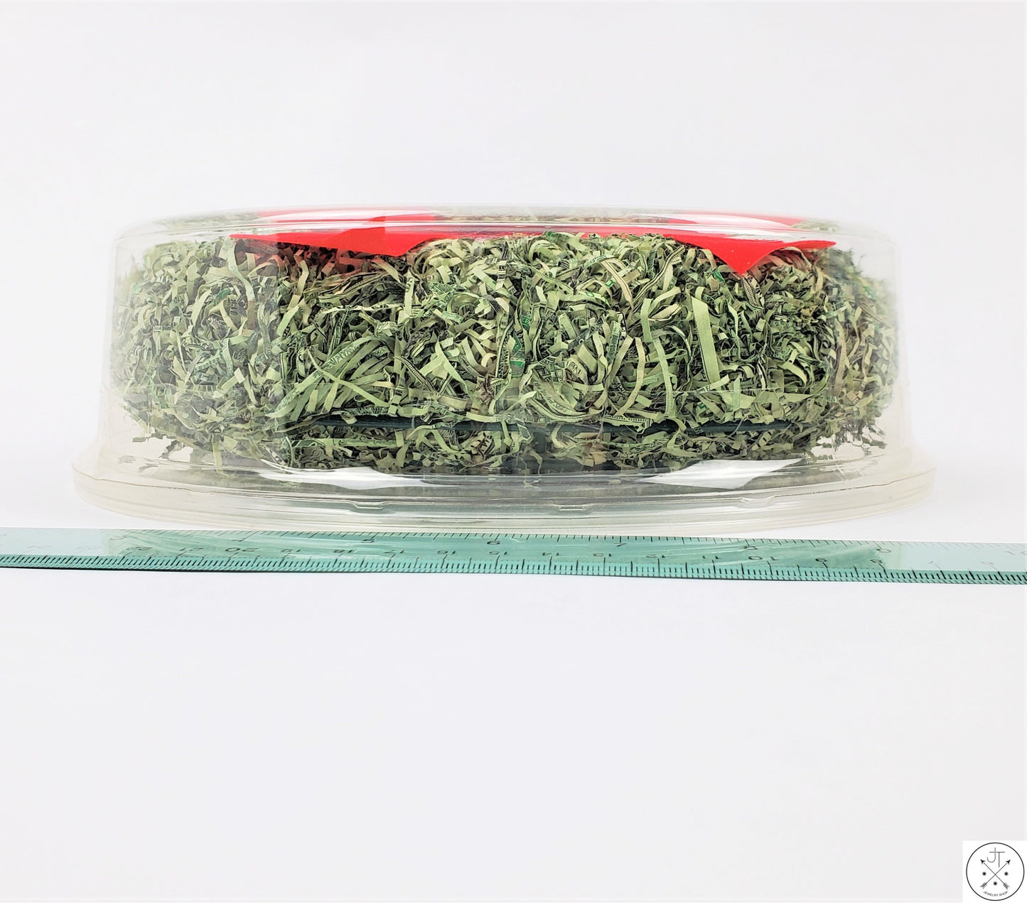 Wholesale Shredded Money Christmas Wreath 8.5 Inch 24 Pack Bulk Cash Shreds