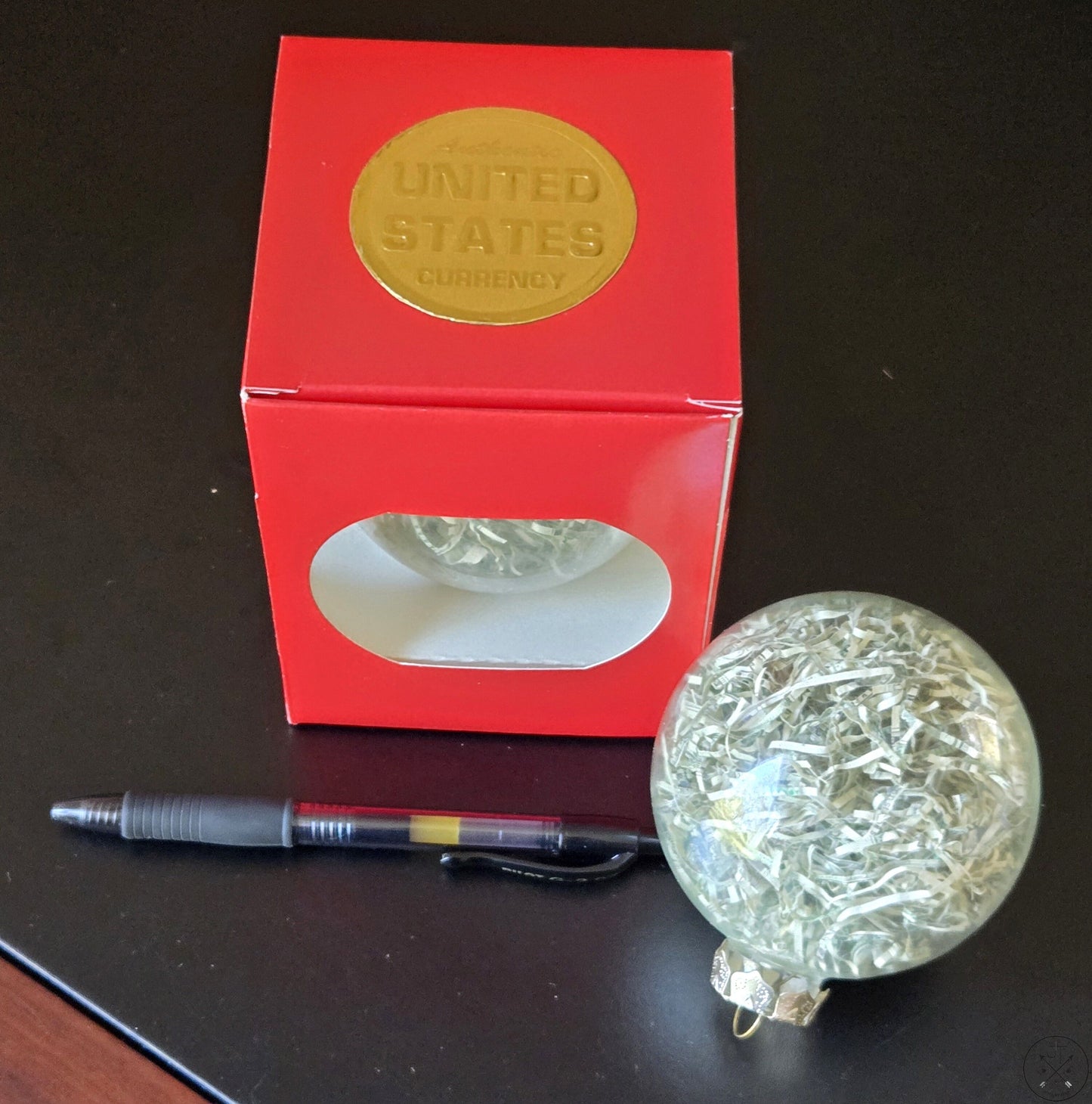 Wholesale Shredded Money Cash Shreds Christmas Tree Ornament 3 Inch 84 Pack Bulk