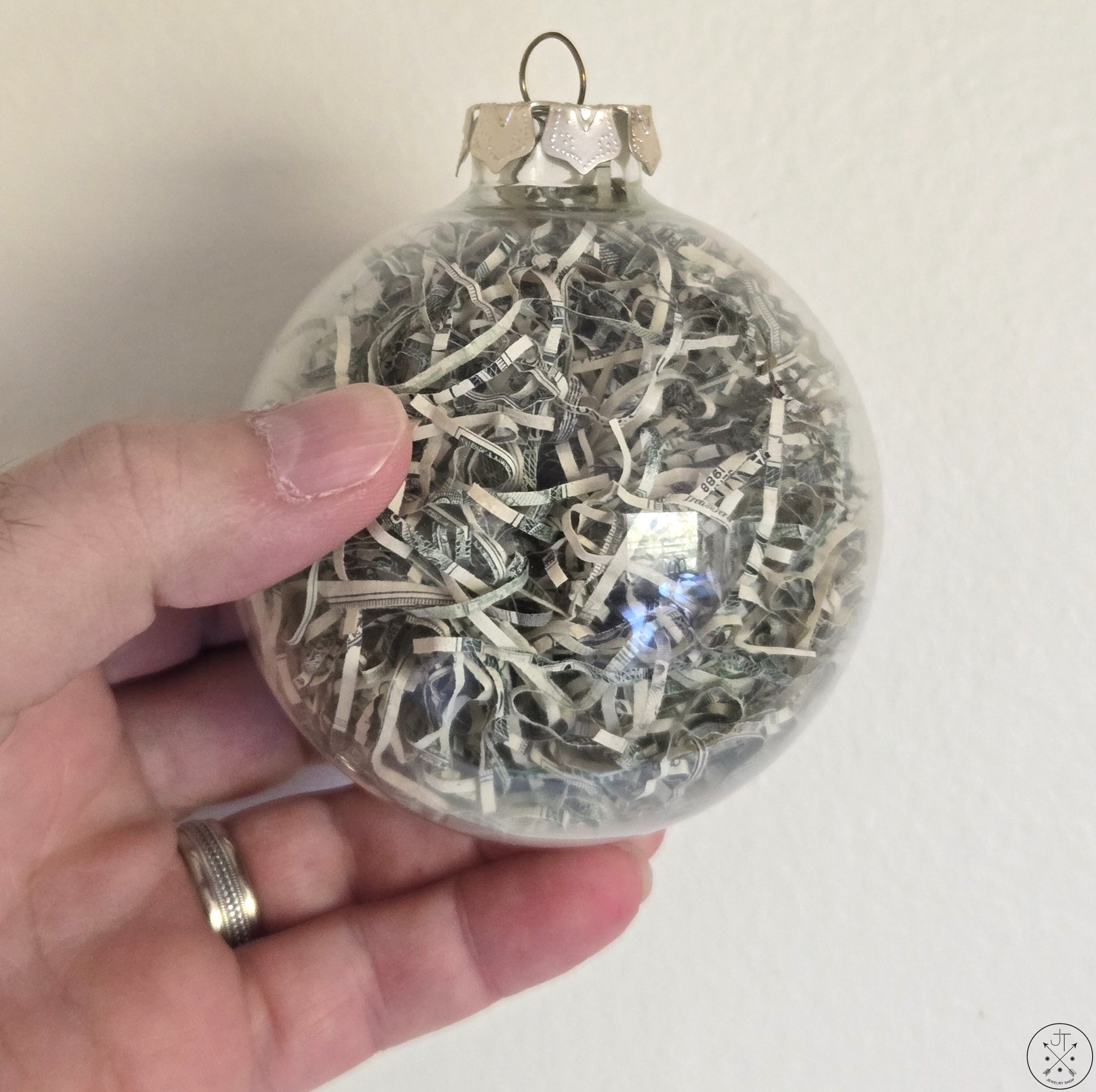 money tree ornament Wholesale Shredded Money Christmas Tree Ornament 3 Inch 84 Pack Bulk Cash Shreds – JT Jewelry Shop