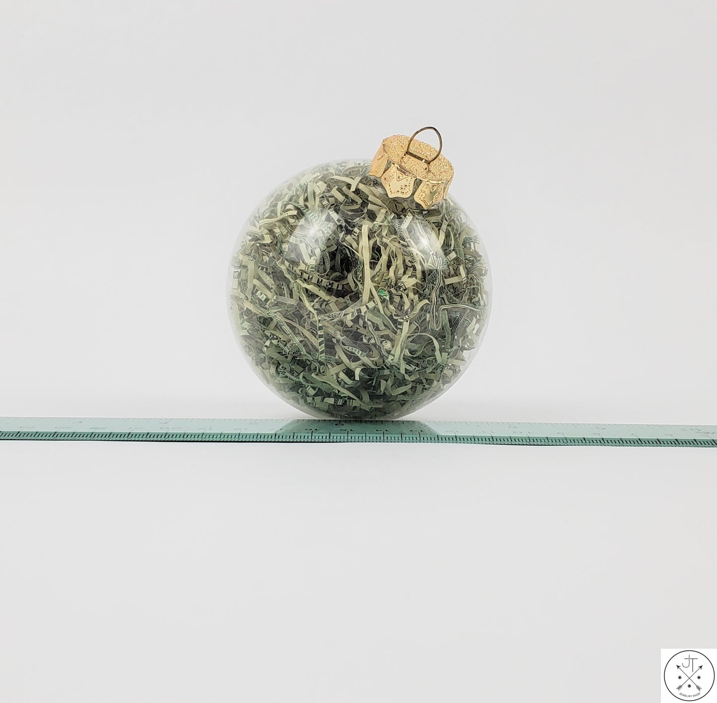 Wholesale Shredded Money Cash Shreds Christmas Tree Ornament 3 Inch 84 Pack Bulk