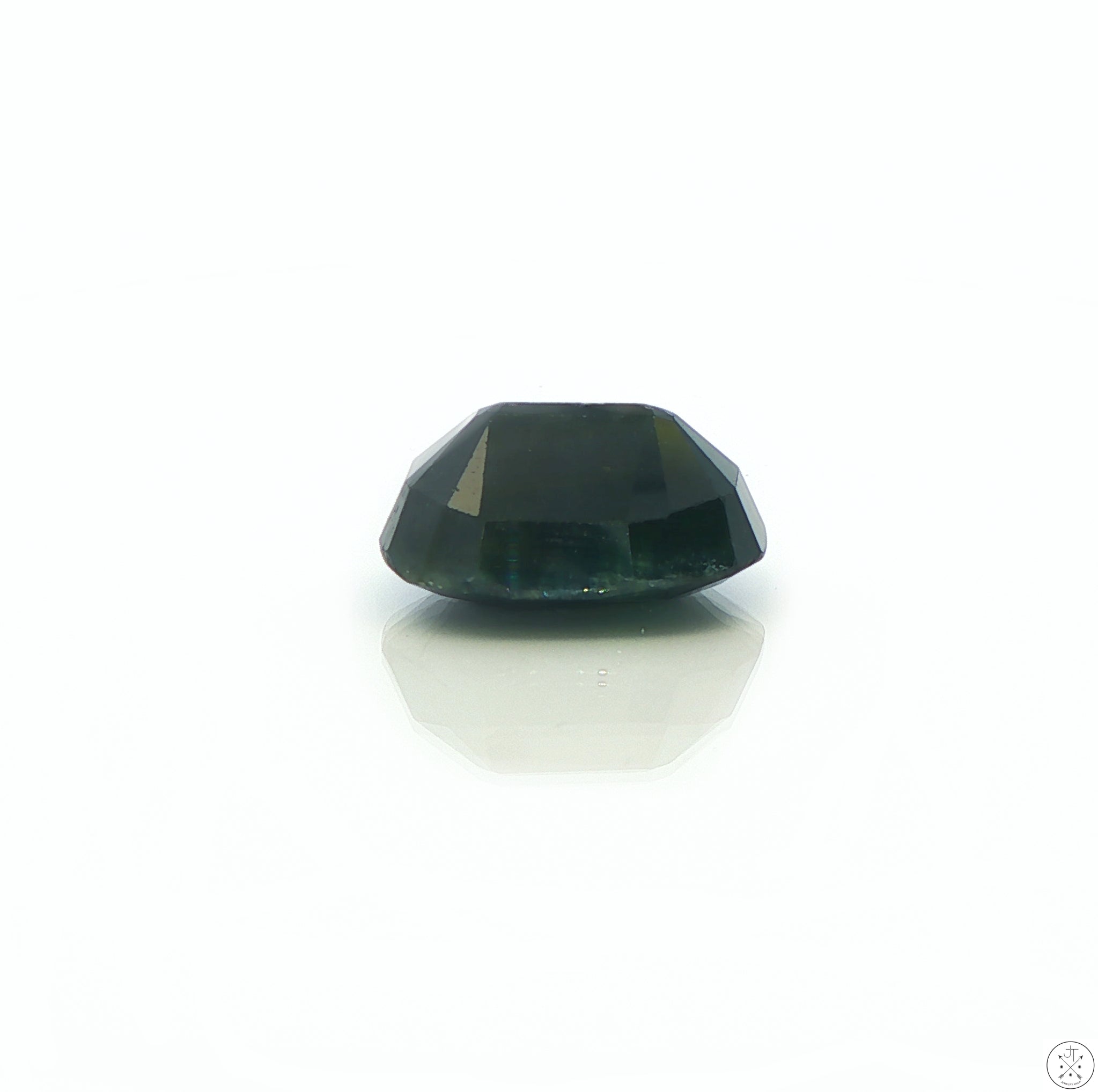 画材 Sapphire Genuine Coarse 11 Carat Natural Sapphire Untreated Oval Faceted 15 x 10 mm