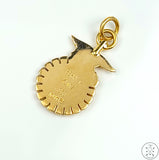Rare 1958 10k Yellow Gold FFA Agriculture Pendant Personalised Award Vintage