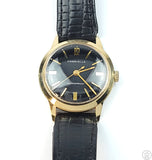 1967 Vintage Caravelle Waterproof 32 mm Mechanical Watch Gold Toned