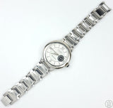 Ecclissi 36mm Sterling Silver Case and Bracelet Model 33782 Quartz Watch 7 Inch