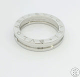 Estate Bvlgari 750 18k White Gold B-Zero 1 Band Size 7.75 Size 56