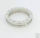 Estate Bvlgari 750 18k White Gold B-Zero 1 Band Size 7.75 Size 56