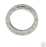 Estate Bvlgari 750 18k White Gold B-Zero 1 Band Size 7.75 Size 56