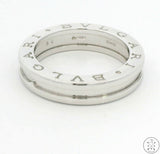 Estate Bvlgari 750 18k White Gold B-Zero 1 Band Size 6.75 Size 54