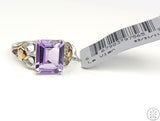 New Le Vian Sterling Silver Ring with Amethyst Size 6.75