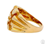 Vintage 14k Yellow Gold Nugget Ring Size 10.75