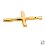 New 14k Yellow Gold Cross Pendant