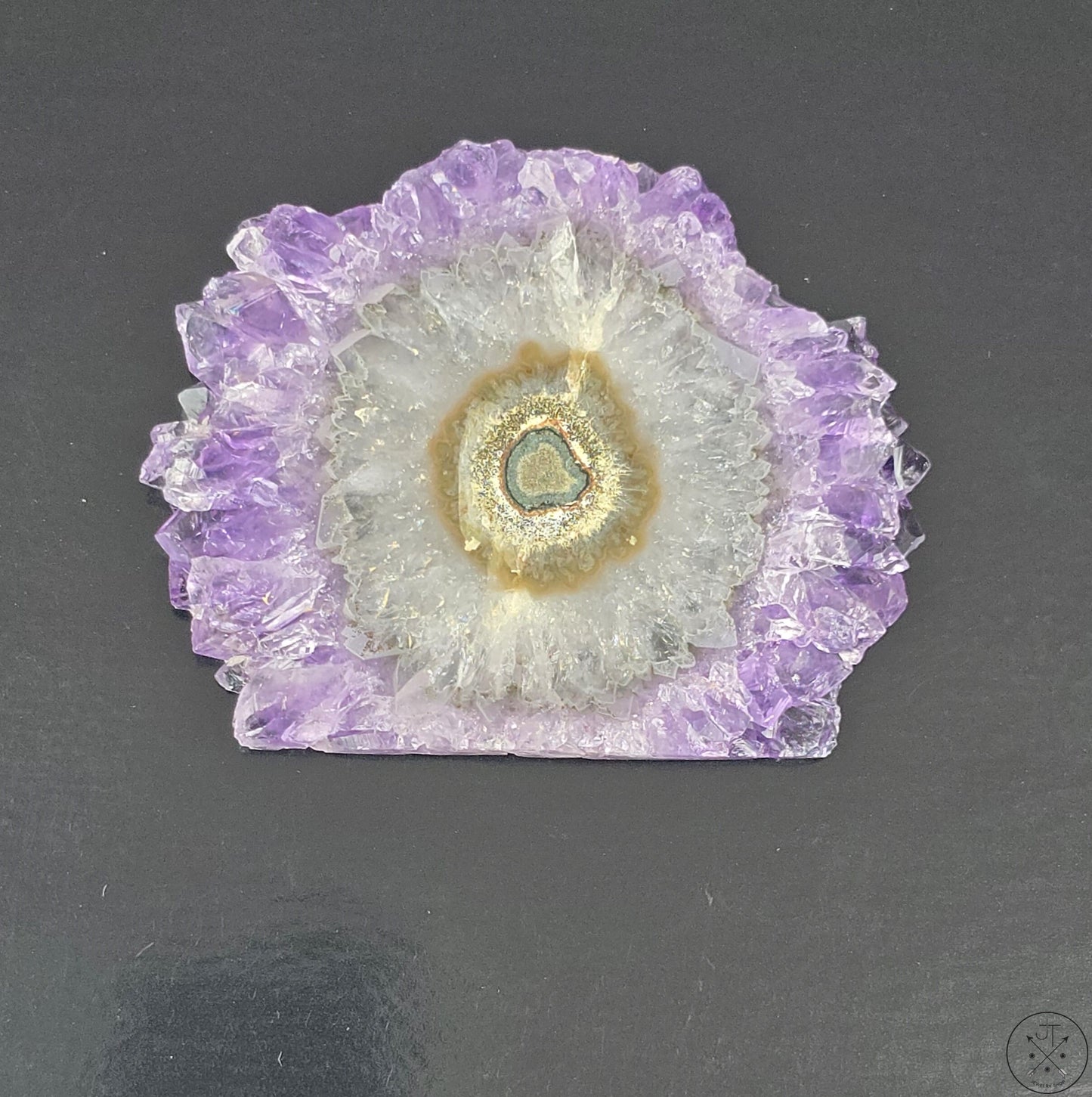 Amethyst Stalactite Slice Uruguay 19.58 grams