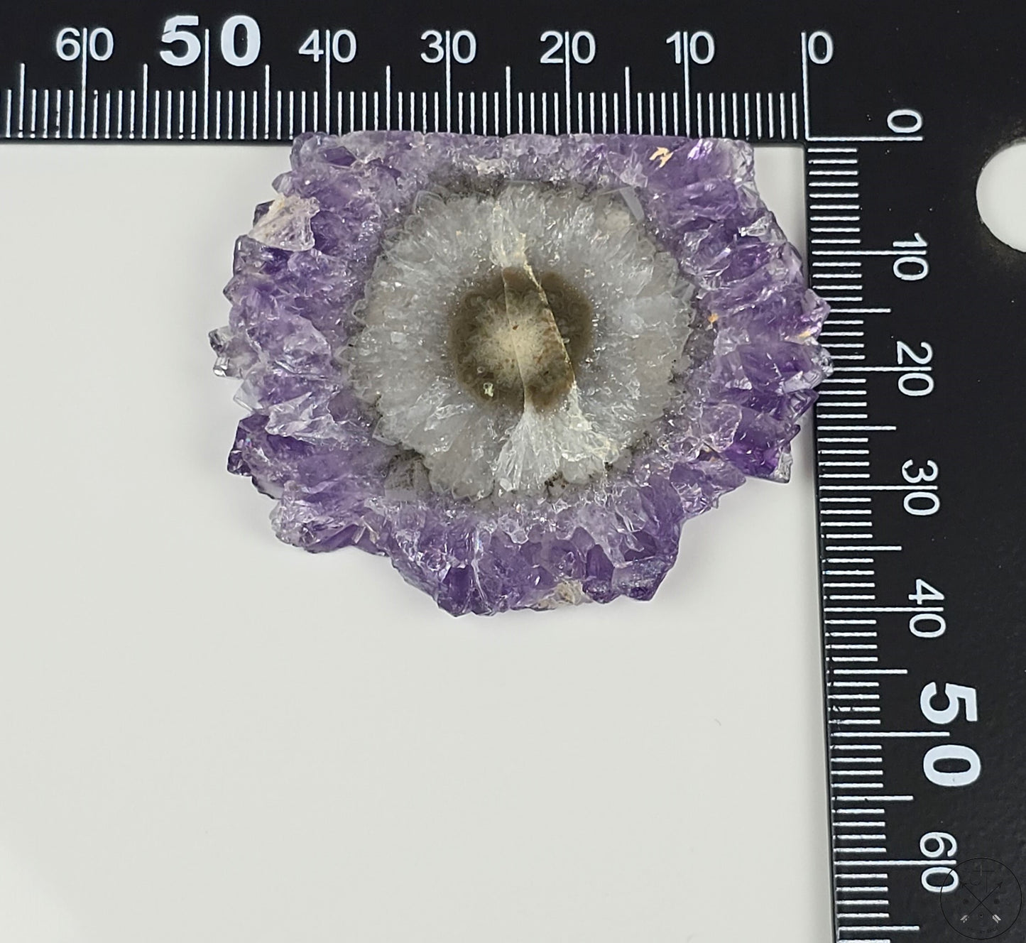 Amethyst Stalactite Slice Uruguay 19.58 grams