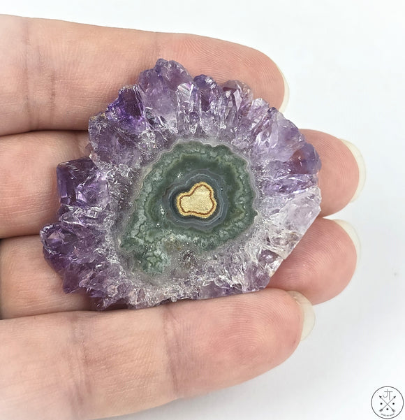 Amethyst Stalactite Slice Uruguay 20.85 grams